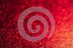 Abstract light, bokeh pattern in heart shape