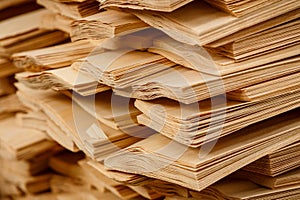 Abstract light brown veneer sheet