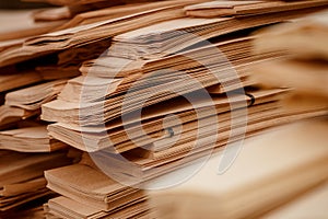 Abstract light brown veneer sheet