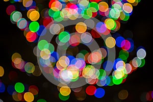 Abstract light celebration blur background.