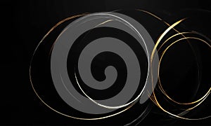 abstract light circles design