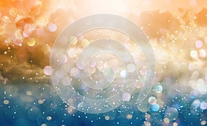 Abstract light and cludscape background