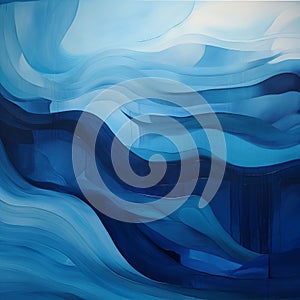 Abstract light dark blue painting  pattern illustration