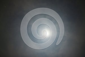 Abstract of light of full moon.