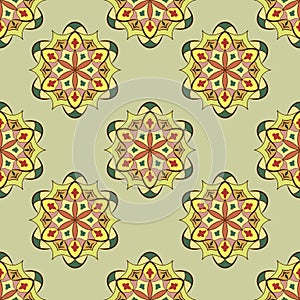 Abstract light green wallpaper pattern