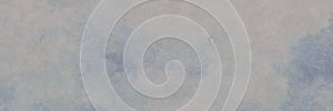 Abstract light grey tones banner with elegant stone blue undertone marbled texture on sepia photo