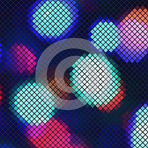 Abstract light mosaic