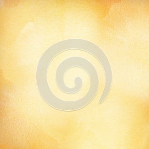 Abstract light orange watercolor background spring