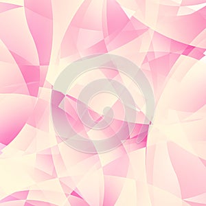 Abstract light pastel pink background. Layers of opacity effect. Pink and white color overlay texture.