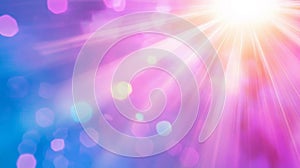 Abstract Light Rays Background With Pastel Colors