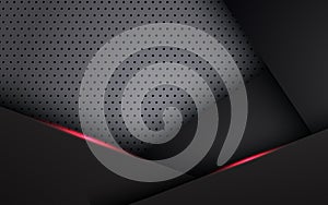 abstract light red black space frame layout design tech triangle concept gray silver circle texture background