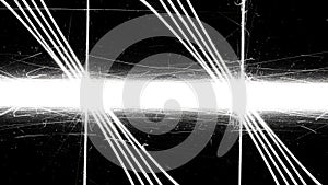 Abstract Light Streaks and Scratches on Black Background
