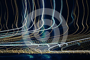 Abstract Light Trails