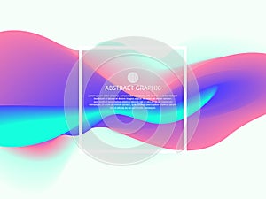 Abstract light, vector graphic design.