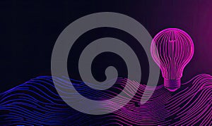 AI-Generated Lightbulb Concept