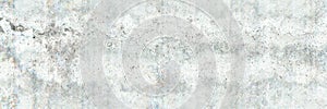 Abstract lighter grey panoramic banner or with stone faint and veins. Marble stucco stains