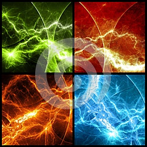 Abstract lightnings