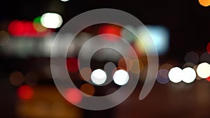 Abstract lights blurred colorful circles bokeh background