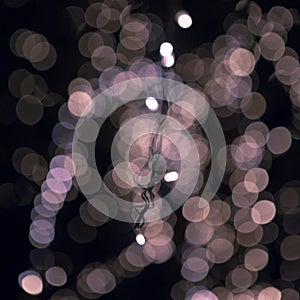 Abstract lights Christmas.