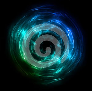 Abstract lights lines twist background. Vector