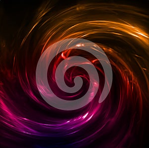 Abstract lights lines twist background. Vector