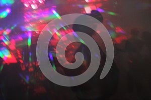 abstract lights nightclub dance party background