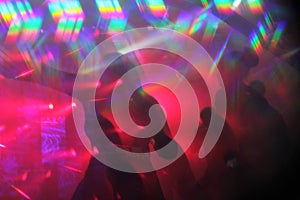 abstract lights nightclub dance party background