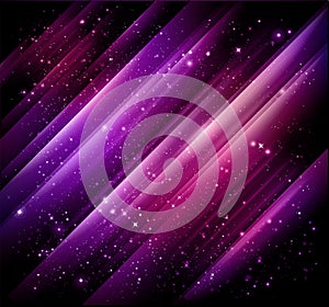 Abstract lights purple background