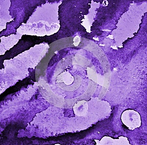 Abstract lilac watercolor on paper texture as background