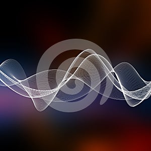 Abstract line curve on abstraact background