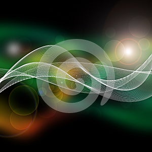 Abstract line curve on abstraact background