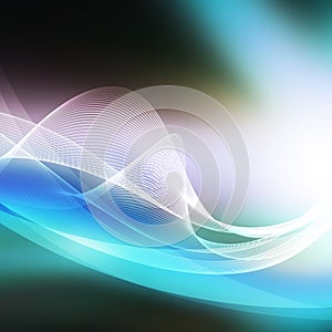 Abstract line curve on abstraact background