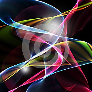 Abstract line curve on abstraact background