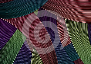 Abstract line gradient overlay colorful design use for background.