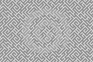 Abstract line maze pattern. Labyrinth background. Geometric backdrop. Vector.