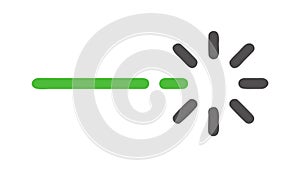 Abstract linear pattern design element connection graphic , vector design Generative AI