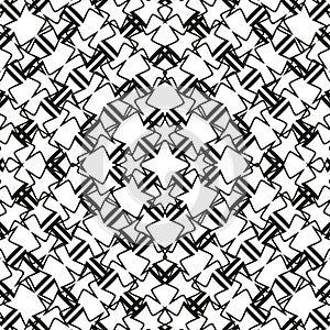 Abstract linear pattern. Intersecting line grid. Geometric modern Vector. Seamless texture element.