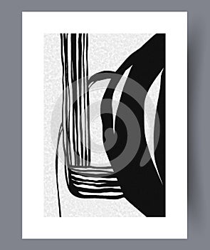 Abstract lines aesthetic rethinking wall art print