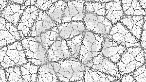 Abstract lines background. Cracked glass wallpaper. Art crack wall backgrounds