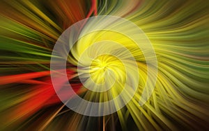 Abstract, lines and colors twisting, graphic art