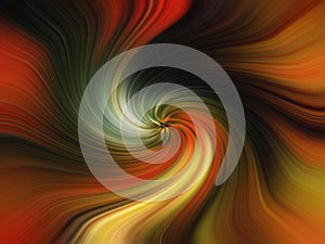 Abstract, lines and colors twisting, graphic art