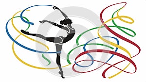 Abstract lines design, modern and dynamic background element vector design Generative AI