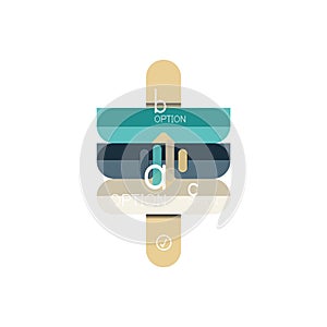 Abstract lines geometric infographic layoutAbstract lines geometric infographic layout, data visualization design