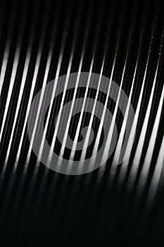 Abstract lines in monochrome pattern