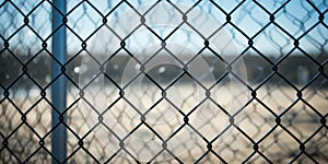 Abstract Lines Shadows of Protective Mesh