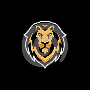 Abstract Lion head logo design inspiration