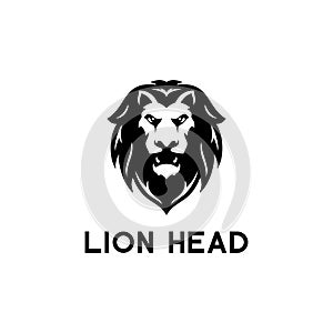 Abstract Lion head logo design inspiration