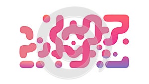 Abstract Liquid Blob Pattern, Dynamic Organic Flow, vector design Generative AI