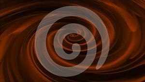 Abstract liquid chocolate spiral background