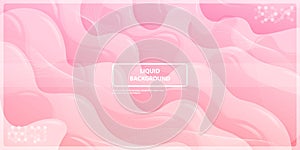 Abstract liquid gadient lines with pink background